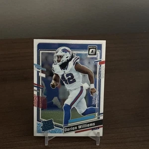 2023 Panini Donruss Optic Dorian Williams Rated Rookie RC Bills - Picture 1 of 2