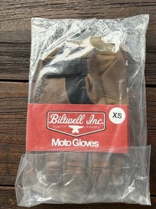 Biltwell Moto Gloves, Motorrad Handschuhe, Braun / Orange Größe XS NEU Lady  - Bild 1 von 2