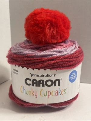 Caron Chunky Cupcakes Ball of Yarn Love Potion Winter Hat Puff Ball BRAND NEW - Image 1 of 4