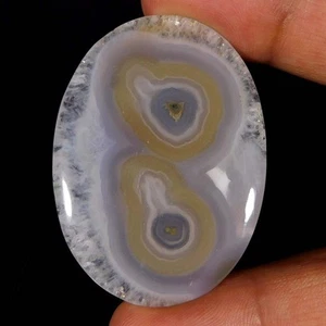 66.20Cts. Natural Incredible Botswana Agate Oval Cabochon Reiki Healing Gemstone - Picture 1 of 3