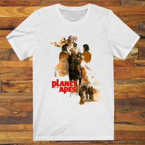 Planet of The Apes Movie Men's White T-Shirt S-3XL - Picture 1 of 1