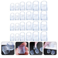  12 Pairs Women's Clear High Heels Heel Cover Shoes Accessories