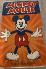 Walt Disney World Parks Mickeymouse Polyester Fleece Throw Blanket Pre-Owned