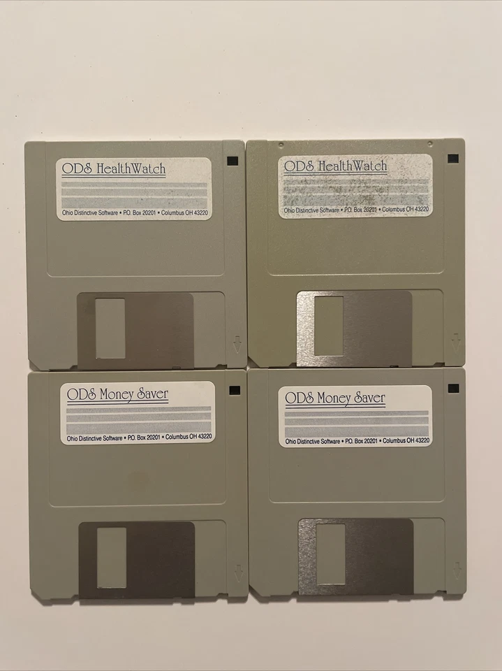 Lot 4 Zenith ODS Health Watch / Money Software Disks MS-Dos 5.25 Floppy - Image 1 of 3