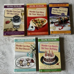 Lot of 5 Selma Eichler Cozy Mystery A Desiree Shapiro Murder Can Crash Party - Imagen 1 de 7