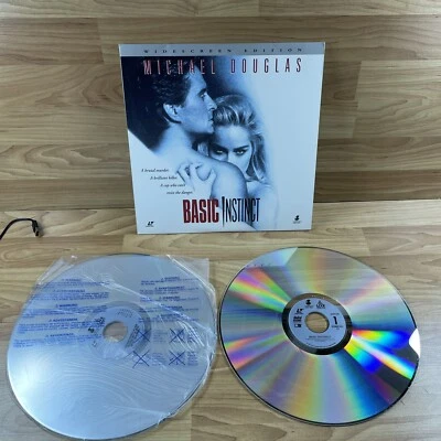 Basic Instinct Widescreen Laserdisc Sharon Stone Michael Douglas - Image 1 of 4