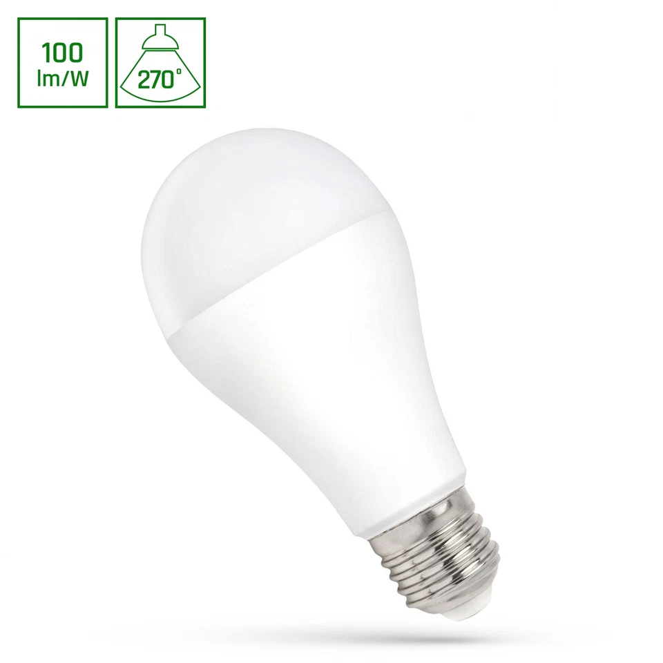 LED E27 15W 230V AC Warm White GLS 1500 Lumen 270° - Immagine 1 di 1
