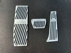 3pcs Metal AC Schnitzer Pedal Pad Set Brake Clutch Accelerator Gas