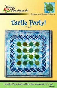 Turtle Party Quilt Pattern by Elisa's Backporch Designs EBD 101 - Picture 1 of 2