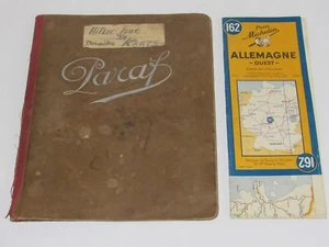 03E2 RARE ENSEMBLE CARTES CARICATURE HITLER CAMPAGNE D'ALLEMAGNE FRANCE 1945 WW2 - Picture 1 of 12