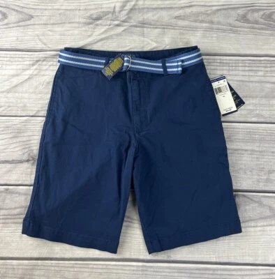 Polo Ralph Lauren Boy’s Size 16(27x9) Classic Chino Shorts  Solid Navy Blue  NWT - Image 1 of 4