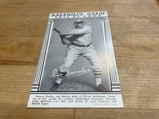 1948 Exhibits Baseball Card Greats Hall of Fame Roger Bresnahan