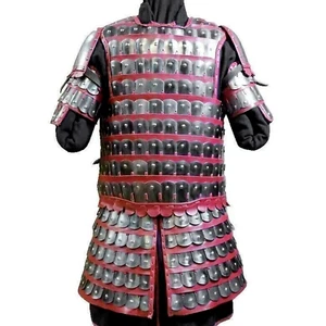 Medieval Plate Armor Ottoman Byzantine Viking Lamellar Steel Bringandine - Picture 1 of 4