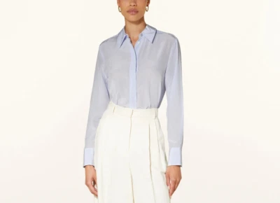 Новый с Ярлыками Max Mara Studio гонг шелк воды рубашка размер 6 Рекомендуемая розничная цена производителя $575 - Изображение 1 из 4