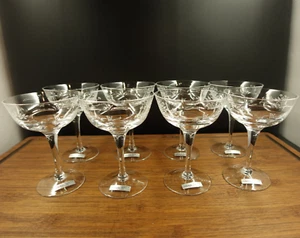 8 copas Noritake Patience cristal champán/serbet alto 5 3/8"" - Imagen 1 de 8