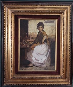 Paride Pozzato (Rovigo, 1899 - Venezia 1971) Olio Su Tavola. 1928 . - Imagen 1 de 14