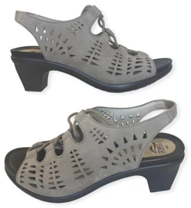 ABEO B.I.O. System Goldie Neutral Taupe Nubuck Sandals Women's Size US 7N - NWOB - Picture 1 of 9