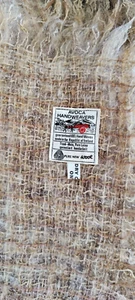 Avoca Handweavers Ireland Mohair Pure Wool Fringed Throw 45x45 - Picture 1 of 4