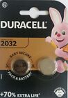 DURACELL - 2032 BATTERIES (CR2032 Alarms, Watch, Remote, Car Remote Fob) 2 PACK