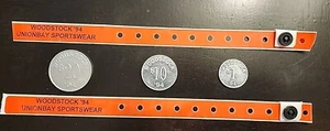Woodstock '94 Unused Wristbands & Coin Lot - Picture 1 of 2