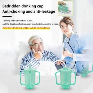 Tazze a prova di fuoriuscita per adulti tazze Sippy per anziani tazza con manico - Foto 1 di 14