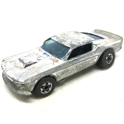 Mustang Stocker 1974 Super Chrome Blackwall hecho en Hong Kong Hot Wheels Foto 1 de 4