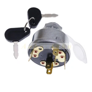 Ignition Switch 2846130 w/ Keys fits Massey Ferguson Tractors 231 240 240P 250 - Picture 1 of 4