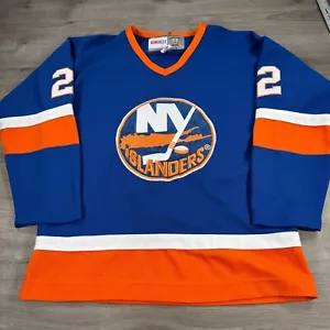 CCM Mike Bossy New York Islanders Trikot Road Blau Größe 50 NHL Hockey - Bild 1 von 11