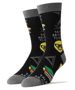 OOOH YEAH! Talk Nerdy Women's Crew Socks - Picture 1 of 1