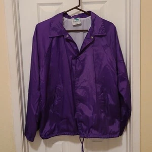 AUGUSTA Size Medium Purple fully-lined wind jacket - Picture 1 of 4