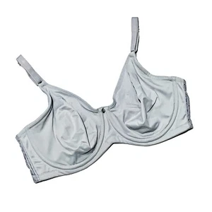 Breezies, QVC, Light Gray Unpadded Bra with Underwire Support, size 36D - Picture 1 of 3