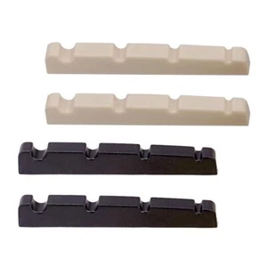 Exquisite gebogene Schlitzmutter für 4 Saiten Gitarre Bass Brücke Teile Zubehör - Bild 1 von 7