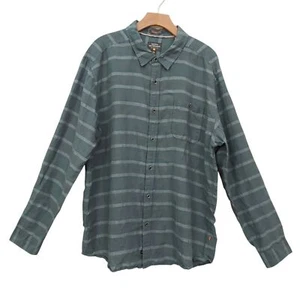 Quiksilver Waterman Collection Shirt Mens XXL Tailored Fit Linen Long Sleeve - Picture 1 of 11