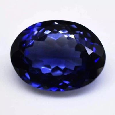 Natural Spinel Stunning Royal Blue 16-18Ct Oval Cut Certified Loose Gemstone - Image 1 of 4