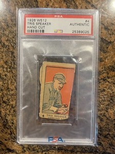 1926 W512 Tris Speaker PSA Authentic 
