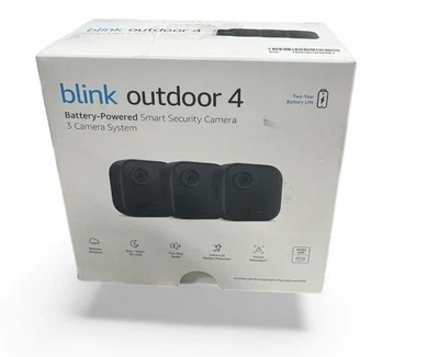 ✅ Blink Outdoor 4 (4th Gen) Battery-Powered Smart Security Add-On Camera 3pcs ✅ - Image 1 of 3