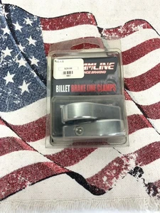 Streamline Brake Line Clamps Silver Yamaha Raptor 660 / 700 All Years BLC-1-S - Picture 1 of 2
