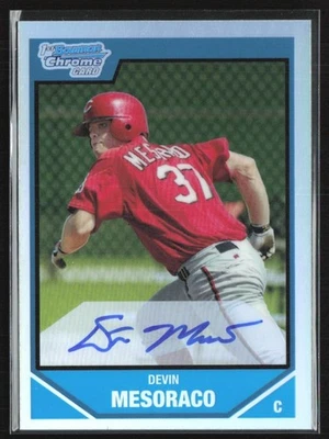 Devin Mesoraco 2007 Bowman cromo refractor automático/500 A #BDPP115 Cincinnati Reds Foto 1 de 2