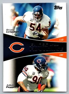 2011 Topps Faces of the Franchise Brian Urlacher/Julius Peppers FF-UP - Picture 1 of 2