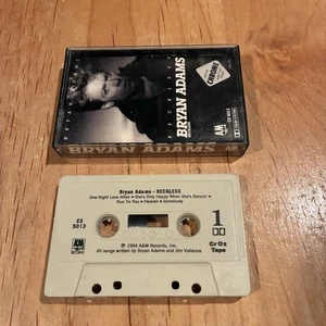 Bryan Adams - Reckless CASSETTE TAPE 1st US issue CRC don henley def leppard - Picture 1 of 3