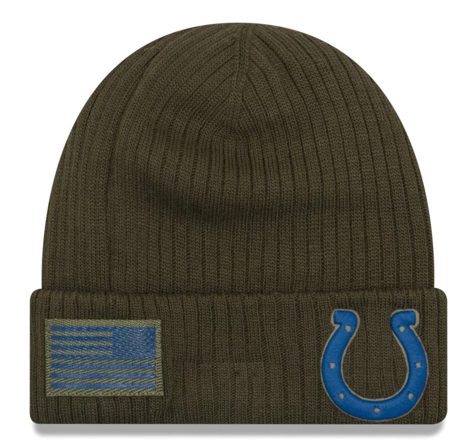 RARE 100% Authentic NWT New Era NFL Salute To Service Sport Knit Beanie No Pom - Image 1 of 1