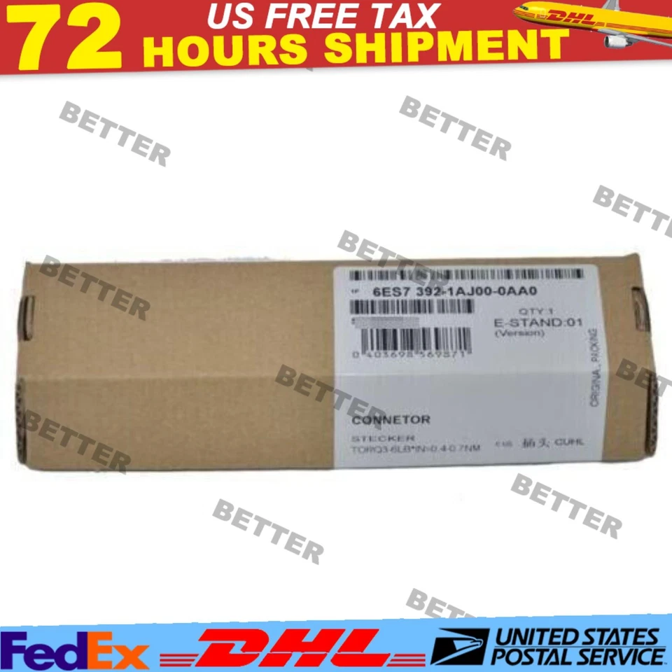 NewSiemens 6ES7392-1AJ00-0AA0 New6ES73921AJ000AA0 S7-300 20-pole Front connector - Image 1 of 1