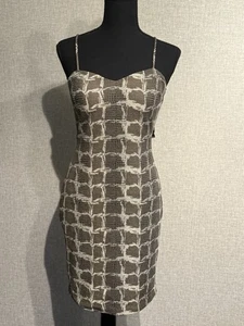 Hermoso Vestido Kimcine Talla M Para Mujer Estampado Animal/Encaje Negro - Imagen 1 de 9