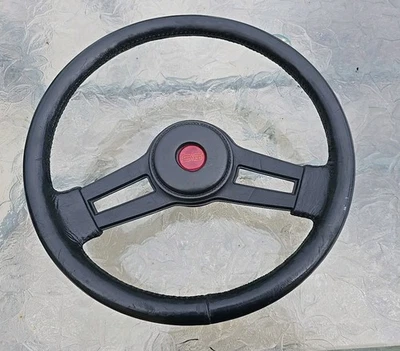 Used 1985 1986 1987 1988 Monte Carlo SS BLACK Steering Wheel WITH HORN BUTTON - Image 1 of 4