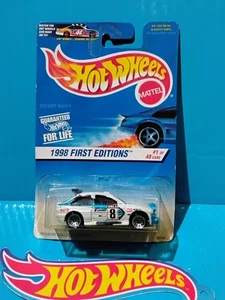 1998 HOT WHEELS NEW MODEL FORD ESCORT COMPACT RS COSWORTH RALLY FIRST EDITION - Picture 1 of 8