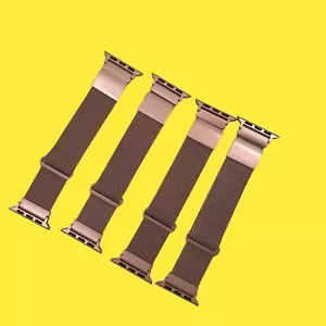 Lot of 3 Generic Apple Watch Milanese Loop Band 39mm Pink #2405 z65 b445 - Picture 1 of 6