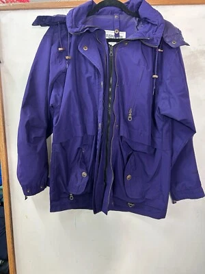 Abrigo Chaqueta Esquí Vintage Años 90 Fera Mujer Talla 8 Púrpura Retro Cálido Foto 1 de 4