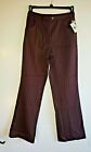 Westbound Brown Pin Stripe Houndstooth Slimming Pant Size 8 R Classic Leg New!