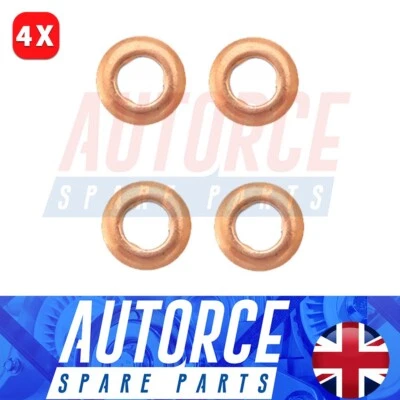 4x Fuel Injector Shim For BMW 116d 118d 120d 318d 320d 520d 530d 730d 740d - Image 1 of 4