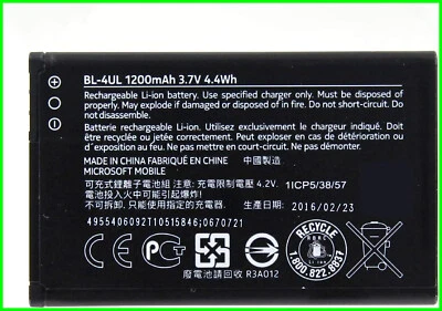 HUELLENWELT Batteria per Nokia 3310 225 500 230 Asha 225 batteria di ricambio Battery BL-4UL 1200mAh